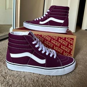 Purple Sk8 hi vans